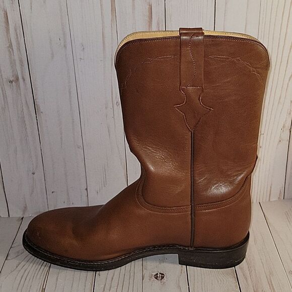Atomic 79 Nutted Men's 9" Super Roper Calf Boots Waxy Retanned Leather Mens 11 D - Picture 5 of 14